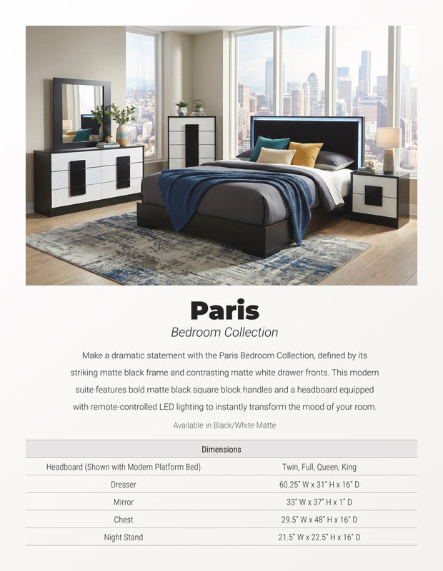 Paris Bedroom Collection