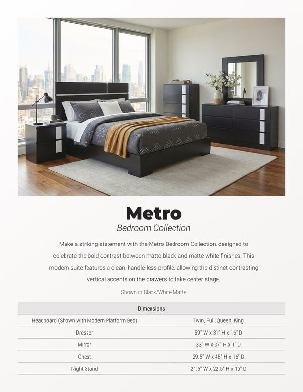 Metro Bedroom Collection